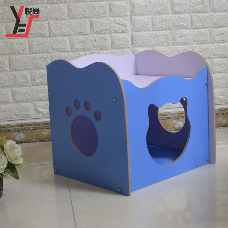Wholesale cat litter, cat hammock cat tree cat box closed Yueshang cat litter cat pad