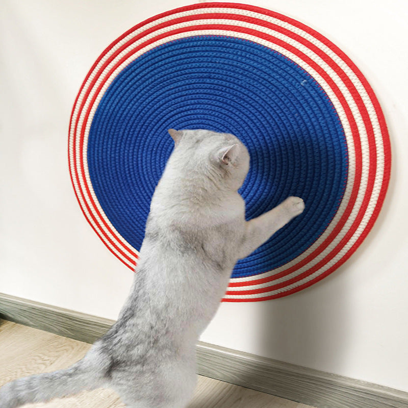 Cat pad universal soft cushion in all seasons Round pet pad Moisture-proof and warm cotton thread woven cat pad in autumn and winter