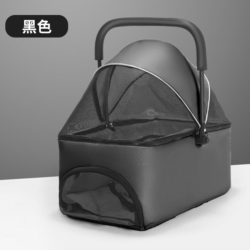 Wholesale Small Basket Pet Dog Dog Cat Teddy Going Out Light Basket Bag Car Foldable