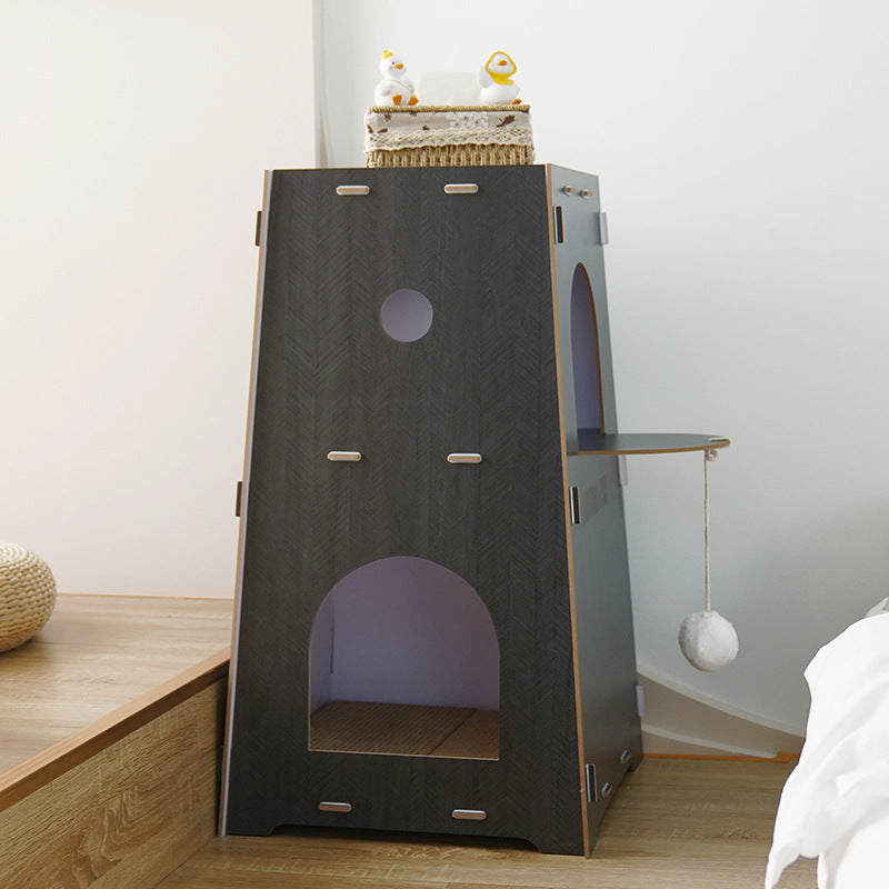 Wholesale Bedside Table Cat Nest Bedroom Home Wooden Splicing Assembly Cat Small Dog Universal House Cattery
