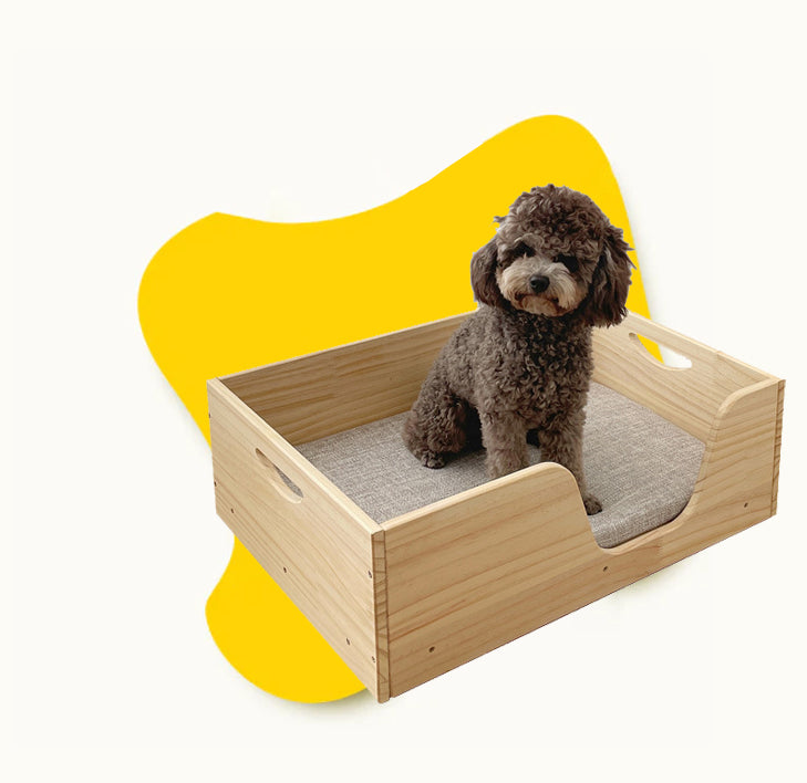 Pet wooden bed