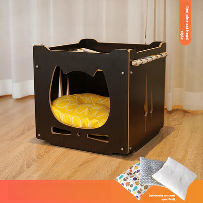 Wholesale Cat Nest Four Seasons Stackable Cat Bed House Furniture House Pet Supplies Cat Hammock