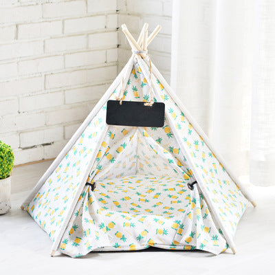 Wholesale Pure White Multicolor Cat Nest Kennel Pet Tent Nest Medium and Small Dog Foldable Game House