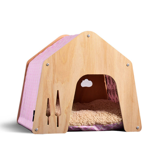 Wholesale cat's nest, dog's nest, universal in all seasons, delivery room, ventilated and environmentally friendly solid wood furniture, a variety of colors to choose from