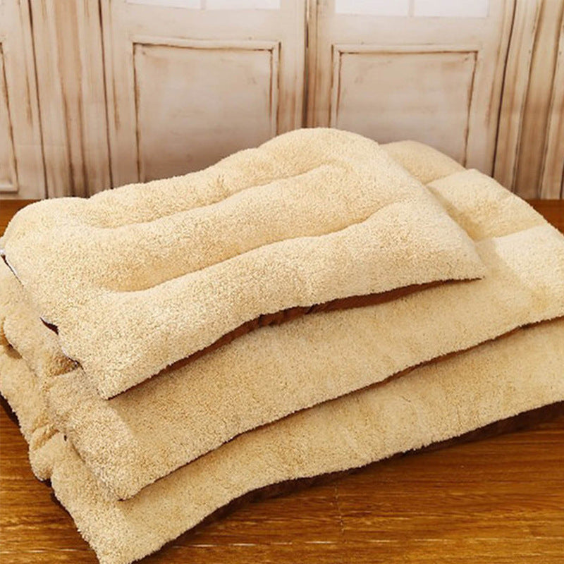 Wholesale winter new warm fully removable oversized cotton wool dog mat