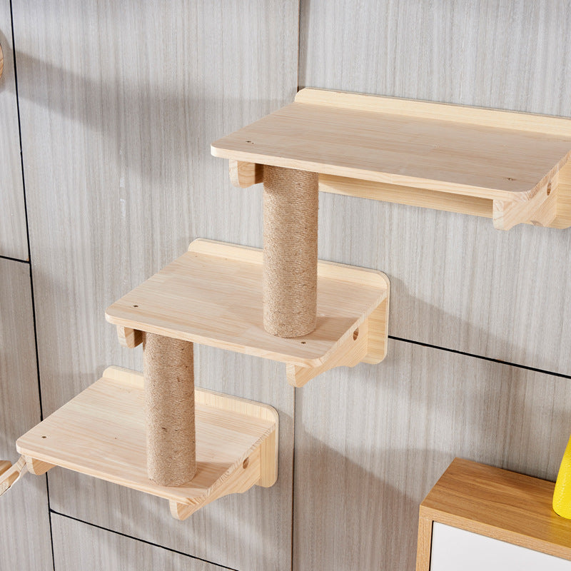Wholesale Wall hanging cat litter cat tree cat jumping platform wall cat climbing frame cat room toy pet litter