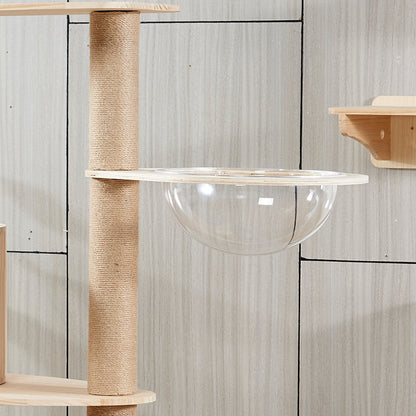 Wholesale Wooden cat climbing frame Cat tree Cat Nest Export Cat Climbing Rack Foreign Trade Pine Cat Tree Pet Supplies Factory