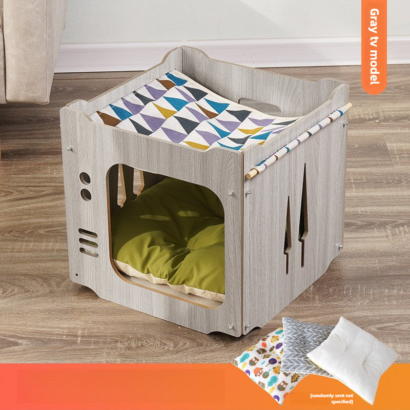 Wholesale Cat Nest Four Seasons Stackable Cat Bed House Furniture House Pet Supplies Cat Hammock
