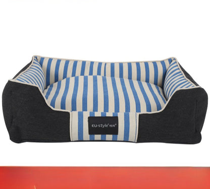 Wholesale scratch-resistant kennel cat litter spring and summer new product removable and washable pet litter four seasons available semi-closed pet pad