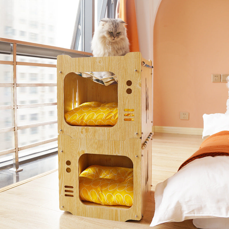Wholesale cat litter, cat hammock cat tree cat box closed Yueshang cat litter cat pad