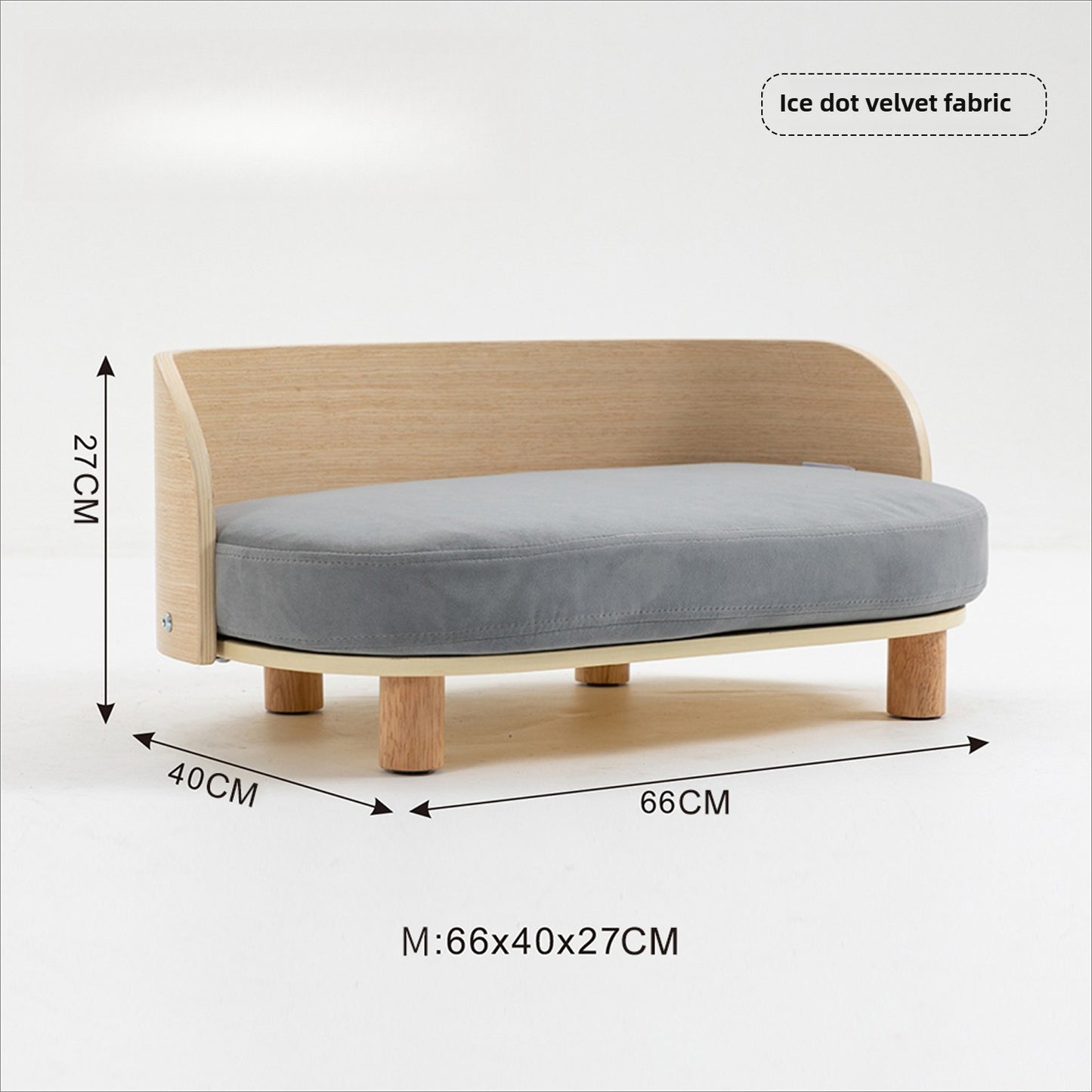 Solid wood pet nest pet sofa cat nest dog bed removable and washable summer four seasons universal medium and small