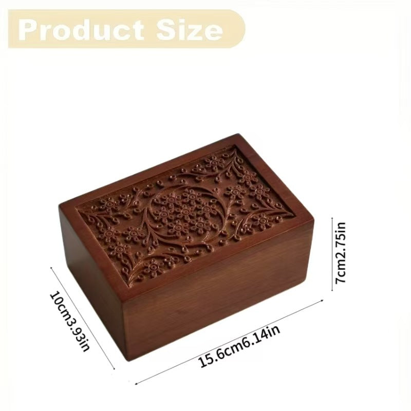 Pet solid wood urn, pet carved urn, pine pull urn