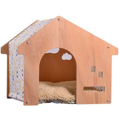 Wholesale Kennel Pets Small Dog Teddy Indoor Dog House All Seasons Winter Warm Dog House