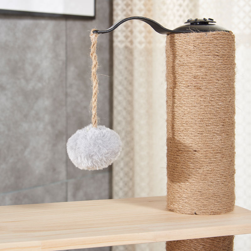 Wholesale solid wood cat climbing frames, cat tree, pet supplies, and multi-layered cat beds