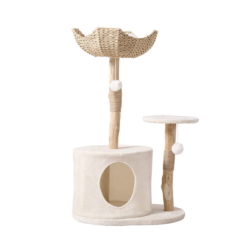 Wholesale Fruit Wood Branches Cat Climbing Frame Big Cat Special Cat Scratch Post Toys Pet Supplies Cat Nest Cat House
