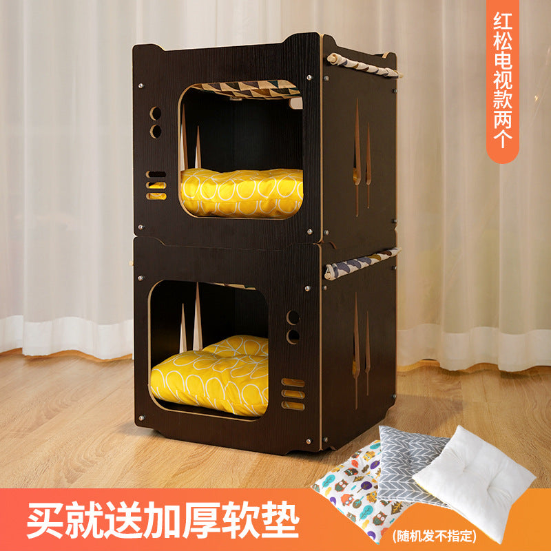 Wholesale Cat Nest Four Seasons Stackable Cat Bed House Furniture House Pet Supplies Cat Hammock