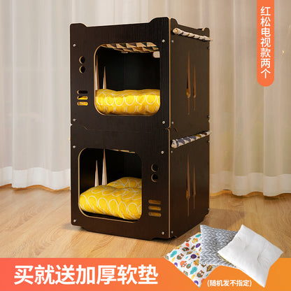 Wholesale Cat Nest Four Seasons Stackable Cat Bed House Furniture House Pet Supplies Cat Hammock