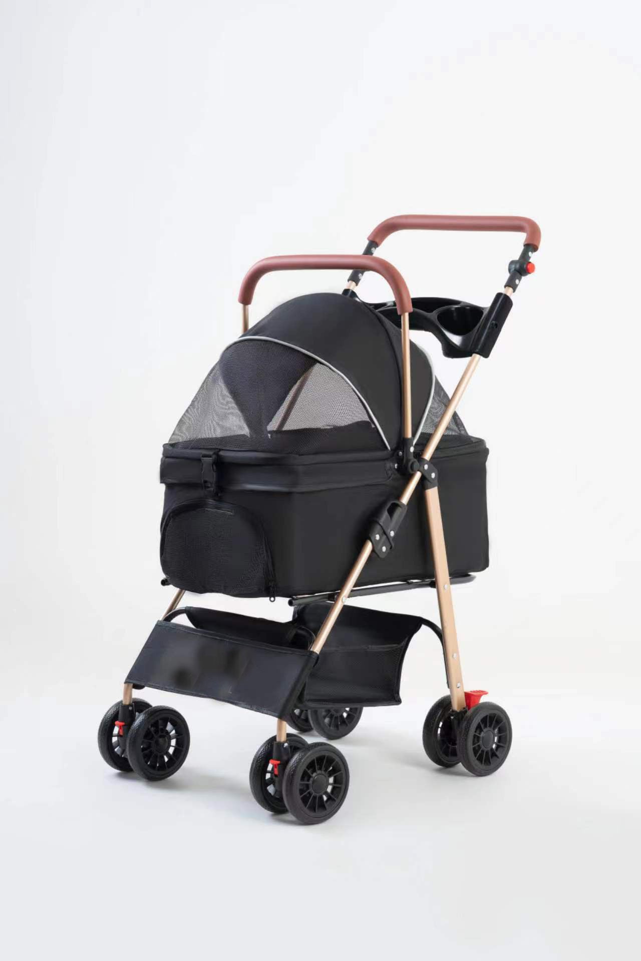 Wholesale pet cart gold tube design can be customized