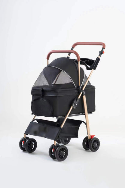 Wholesale pet cart gold tube design can be customized