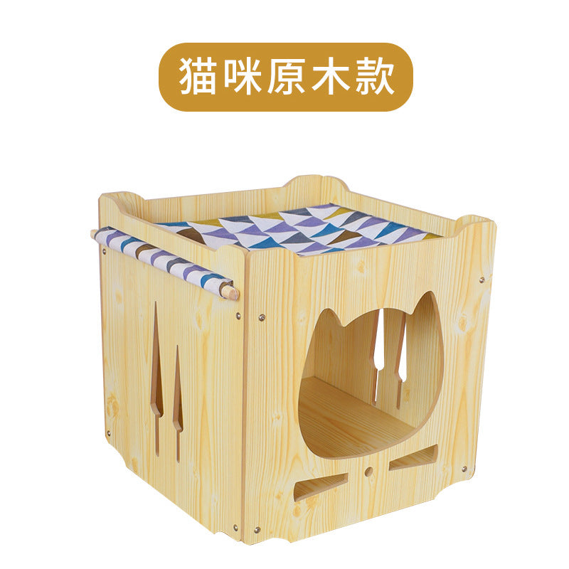 Wholesale cat litter, cat hammock cat tree cat box closed Yueshang cat litter cat pad