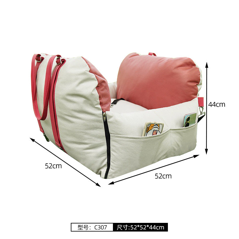 Wholesale Car Seat Four Seasons Pet Car Nest Foreign Trade Pet Going Out Travel Dog Pad Portable Pet Seat Cushion