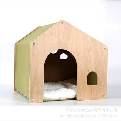 Wholesale Kennel Pets Small Dog Teddy Indoor Dog House All Seasons Winter Warm Dog House