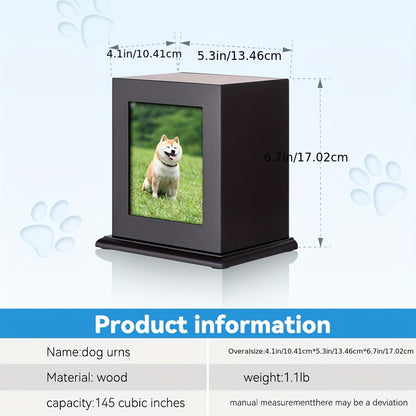 Wooden Pet Urn Wooden Cat Dog Pet Small Coffin Animal Funeral Supplies Memorial Box Wholesale