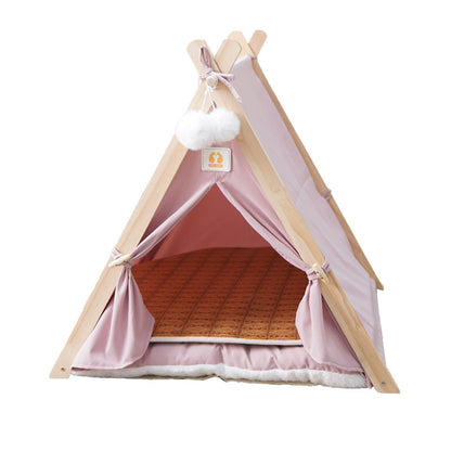 Wholesale Pet Tent Kennel Four Seasons Universal Cat Delivery Room Closed Pine Winter Warm Cat Tent Cat Nest