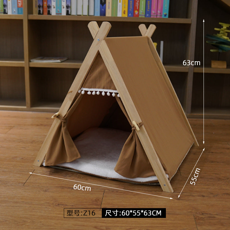 Wholesale Pet Tent Kennel Four Seasons Universal Cat Delivery Room Closed Pine Winter Warm Cat Tent Cat Nest