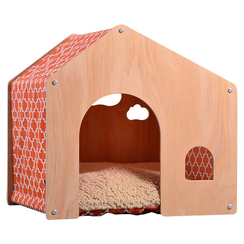 Wholesale Kennel Pets Small Dog Teddy Indoor Dog House All Seasons Winter Warm Dog House