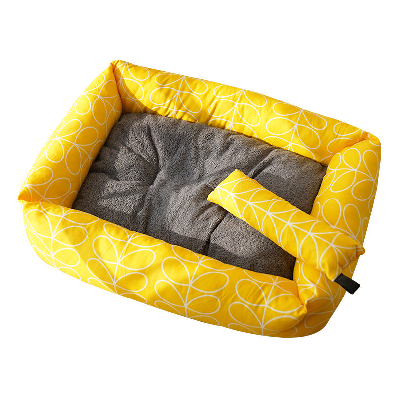 Wholesale Pet Kennel Cat Nest Dog Mat Golden Retriever Teddy Warm Four Seasons Nest Mat Pet Supplies