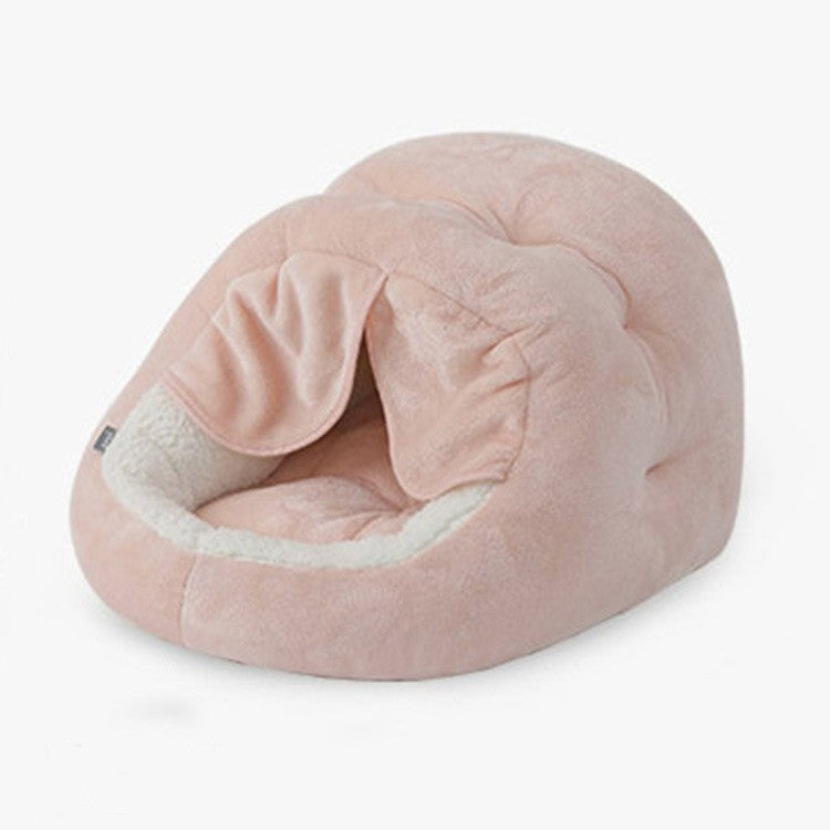 Wholesale cat winter warm velvet super thick cat nest space capsule shell nest removable closed cat nest rabbit nest