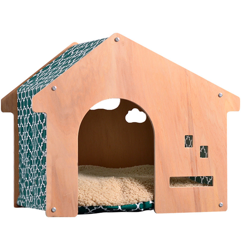 Wholesale Kennel Pets Small Dog Teddy Indoor Dog House All Seasons Winter Warm Dog House