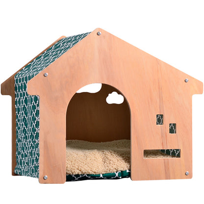 Wholesale Kennel Pets Small Dog Teddy Indoor Dog House All Seasons Winter Warm Dog House