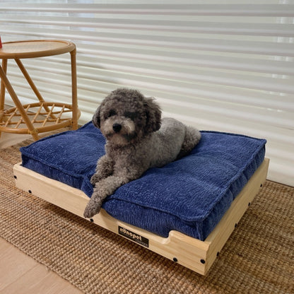 Pet tatami bed, pet dog cat Neil removable nest pad cloud velvet cotton large, medium and small dog tatami