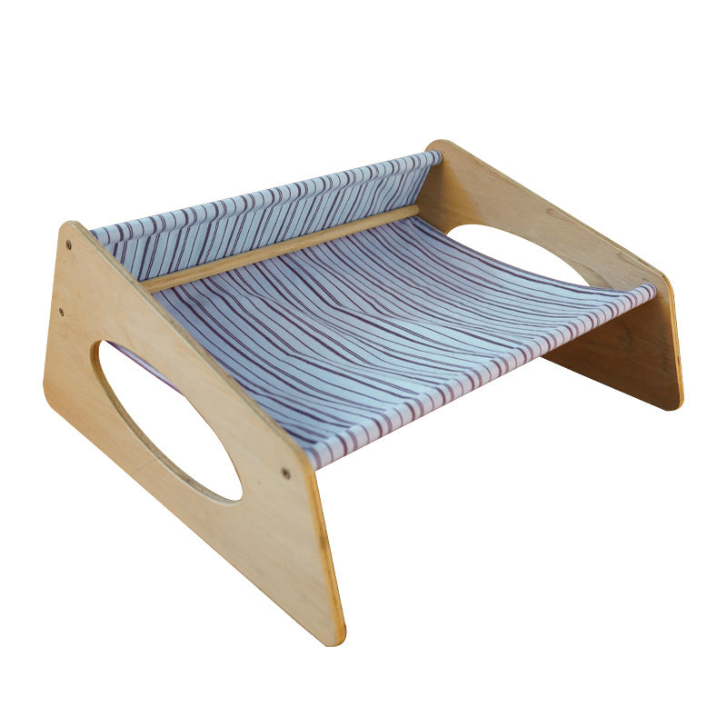 Wholesale nap new favorite solid wood cat hammock medium pet nest pet bed four seasons pet supplies