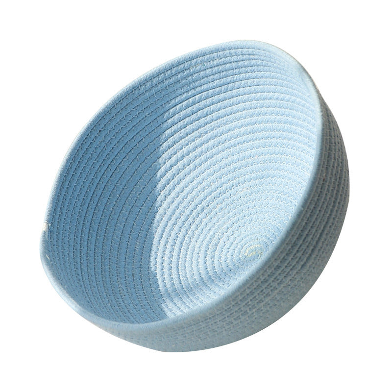 Space capsule cat nest cushion cotton rope woven, cool and breathable, universal in all seasons