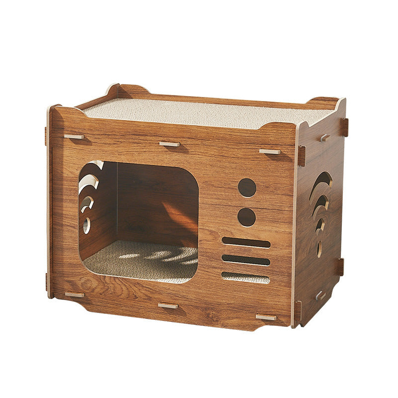 Wholesale large-capacity high-value cat scratching board cat toy cat scratching board nest cross-border corrugated paper