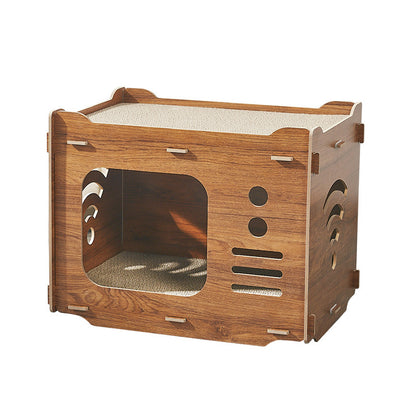 Wholesale large-capacity high-value cat scratching board cat toy cat scratching board nest cross-border corrugated paper