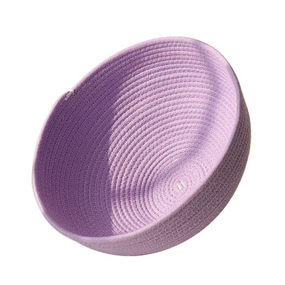 Space capsule cat nest cushion cotton rope woven, cool and breathable, universal in all seasons