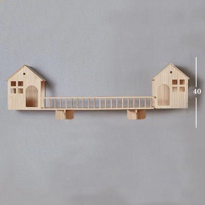 Wholesale Wall Hanging Cat Nest Space Saving Tongtian Cat Climbing Frame Cat Fence Space Capsule Toys Air Ladder Corridor