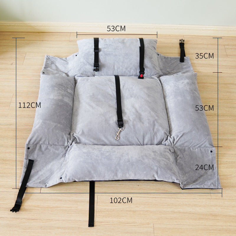 Wholesale new pet car safety seat kennel pad home travel car front and rear portable