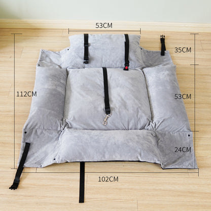 Wholesale new pet car safety seat kennel pad home travel car front and rear portable