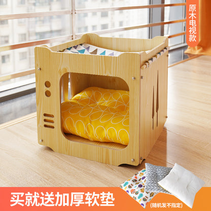 Wholesale Cat Nest Four Seasons Stackable Cat Bed House Furniture House Pet Supplies Cat Hammock