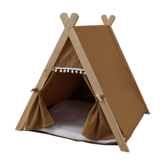 Wholesale tent can be processed, large space does not shake, winter and summer dual-purpose pet tent cat nest