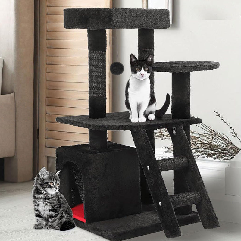 Wholesale cat tree spacious cat apartment bat shape durable sisal scratch column amazon explosion cat climbing frame cat nest