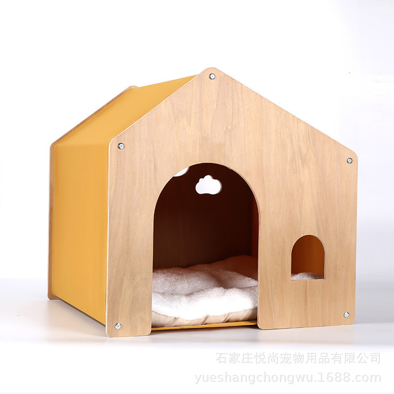 Wholesale Kennel Pets Small Dog Teddy Indoor Dog House All Seasons Winter Warm Dog House