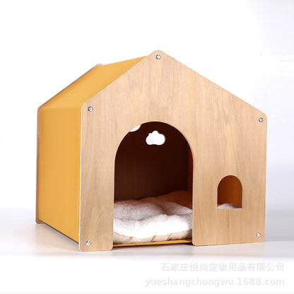 Wholesale Kennel Pets Small Dog Teddy Indoor Dog House All Seasons Winter Warm Dog House
