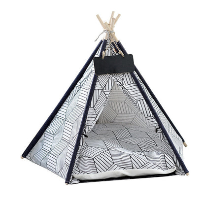 Wholesale Pure White Multicolor Cat Nest Kennel Pet Tent Nest Medium and Small Dog Foldable Game House