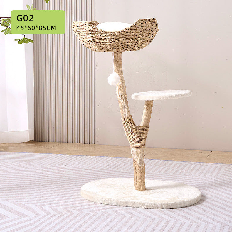 Wholesale Fruit Wood Branches Cat Climbing Frame Big Cat Special Cat Scratch Post Toys Pet Supplies Cat Nest Cat House